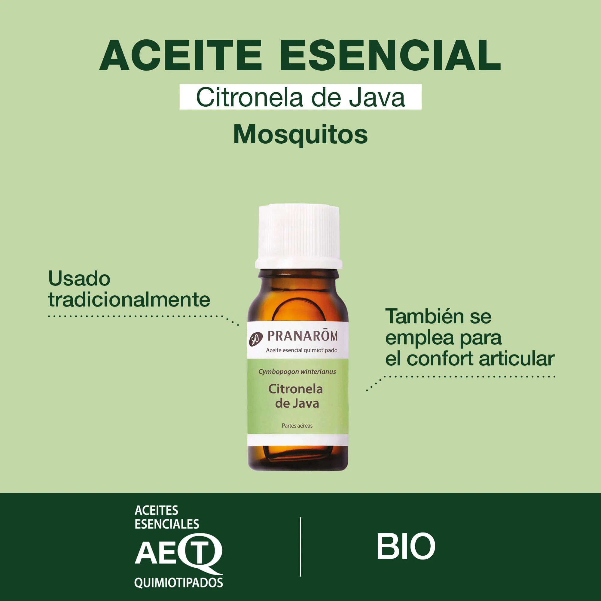 Aceite Esencial Citronela de Java 10 ml - Bio - Image 2