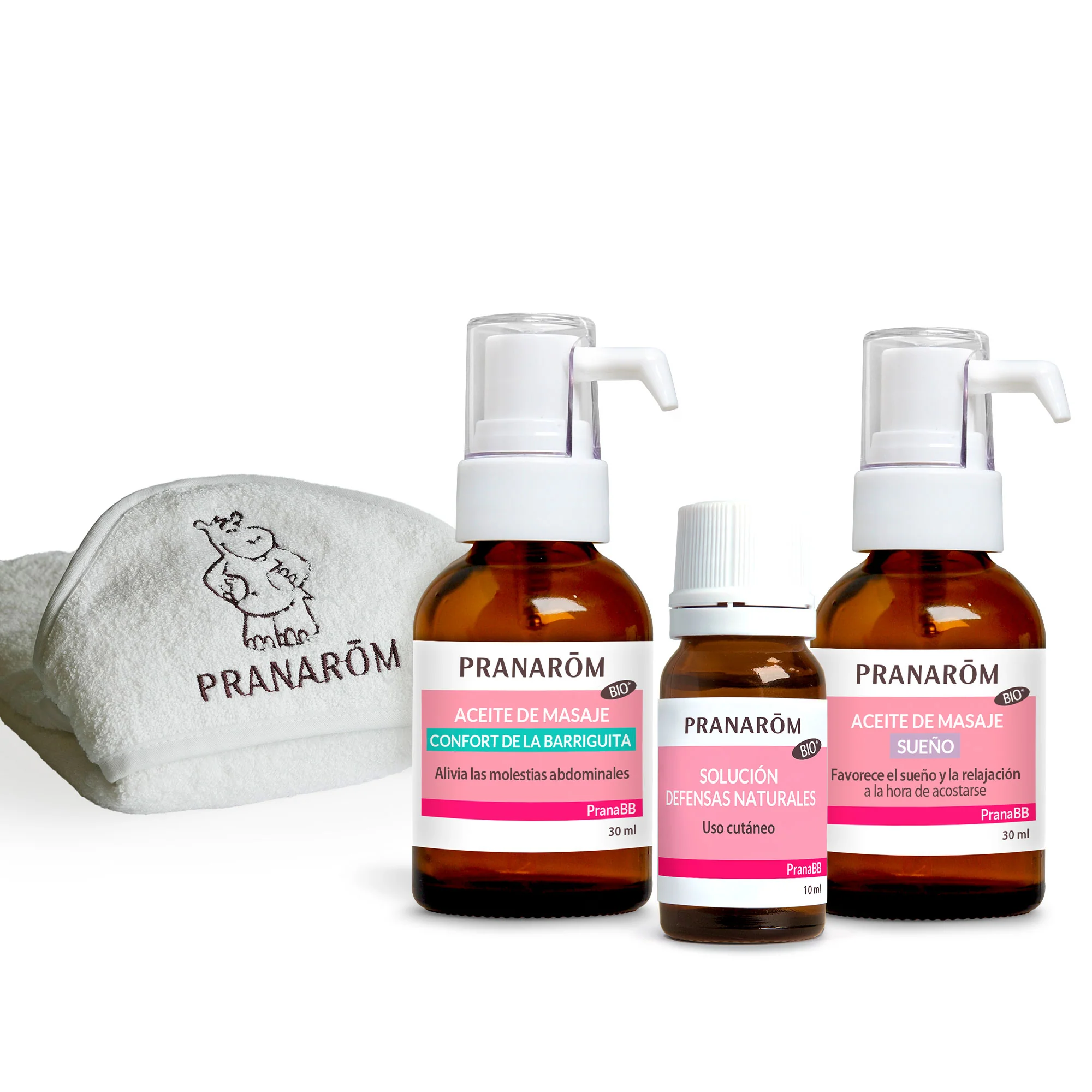 Trio PranaBB  Bebé calmado - capa de baño de regalo