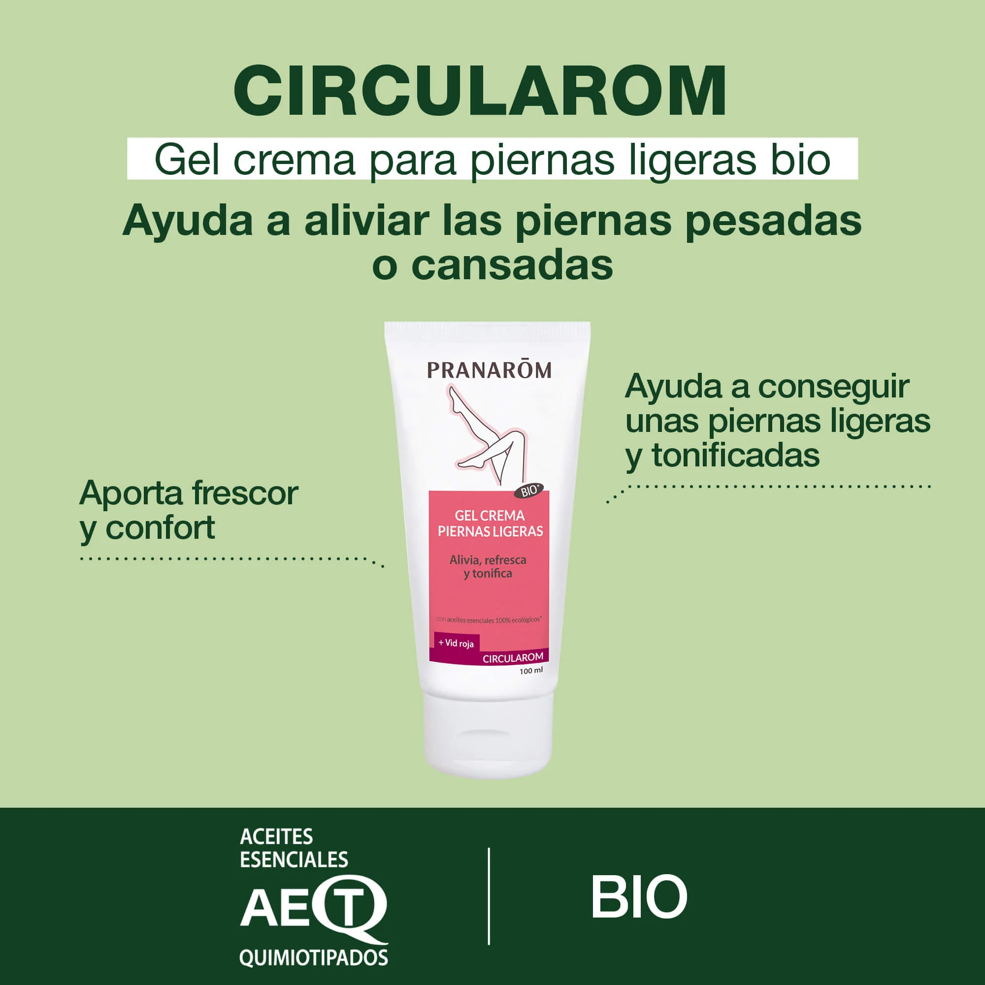 Gel Crema Piernas Ligeras - Bio - Image 2