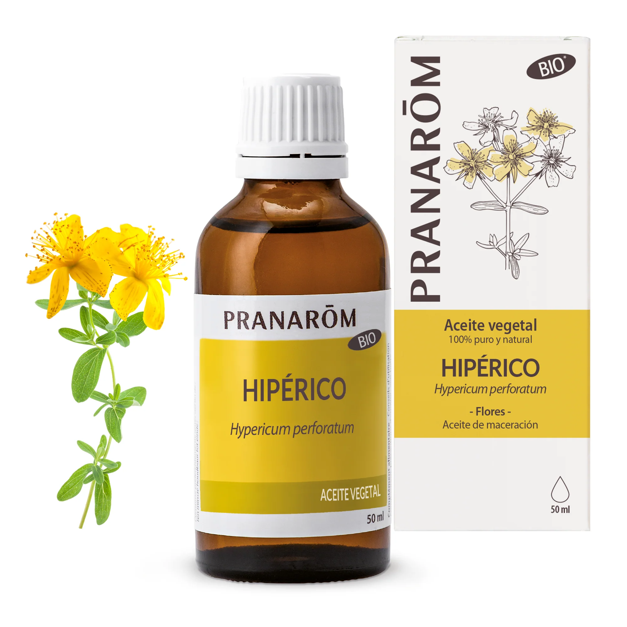 Aceite Vegetal Hipérico 50 ml - Bio
