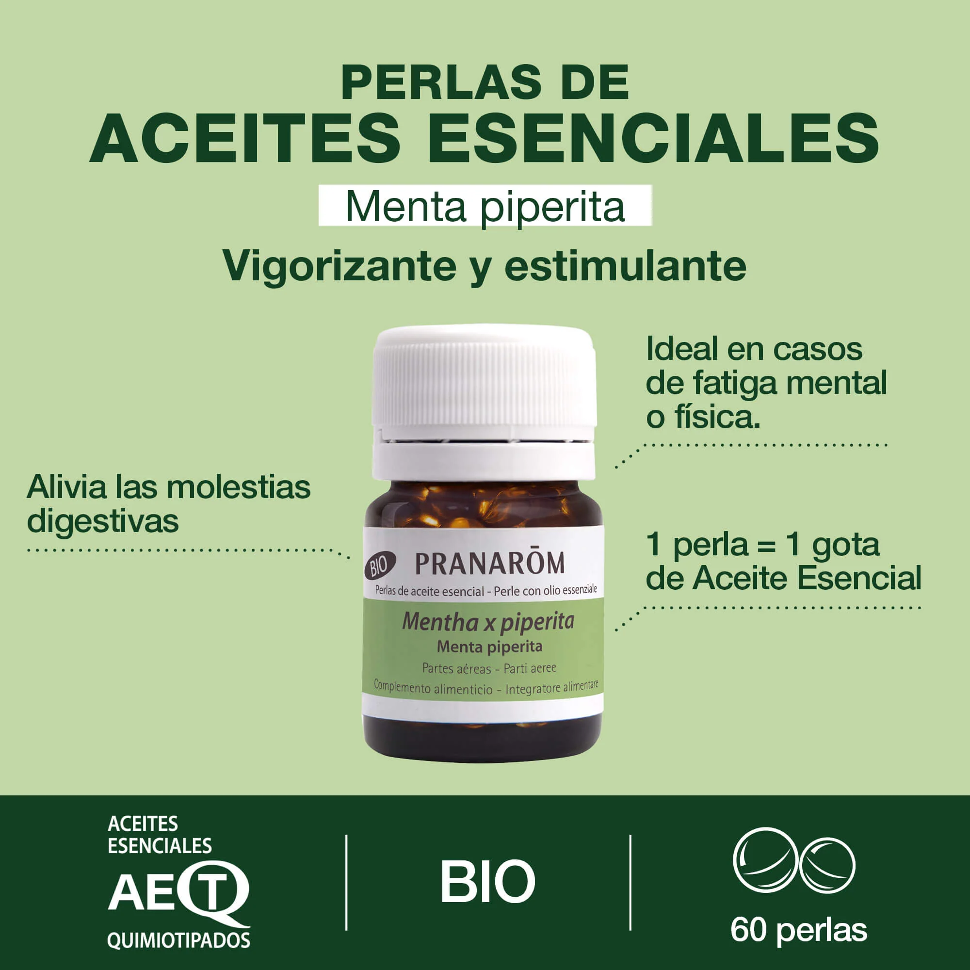 Aceite Esencial Perlas Menta Piperita - Bio - Image 2
