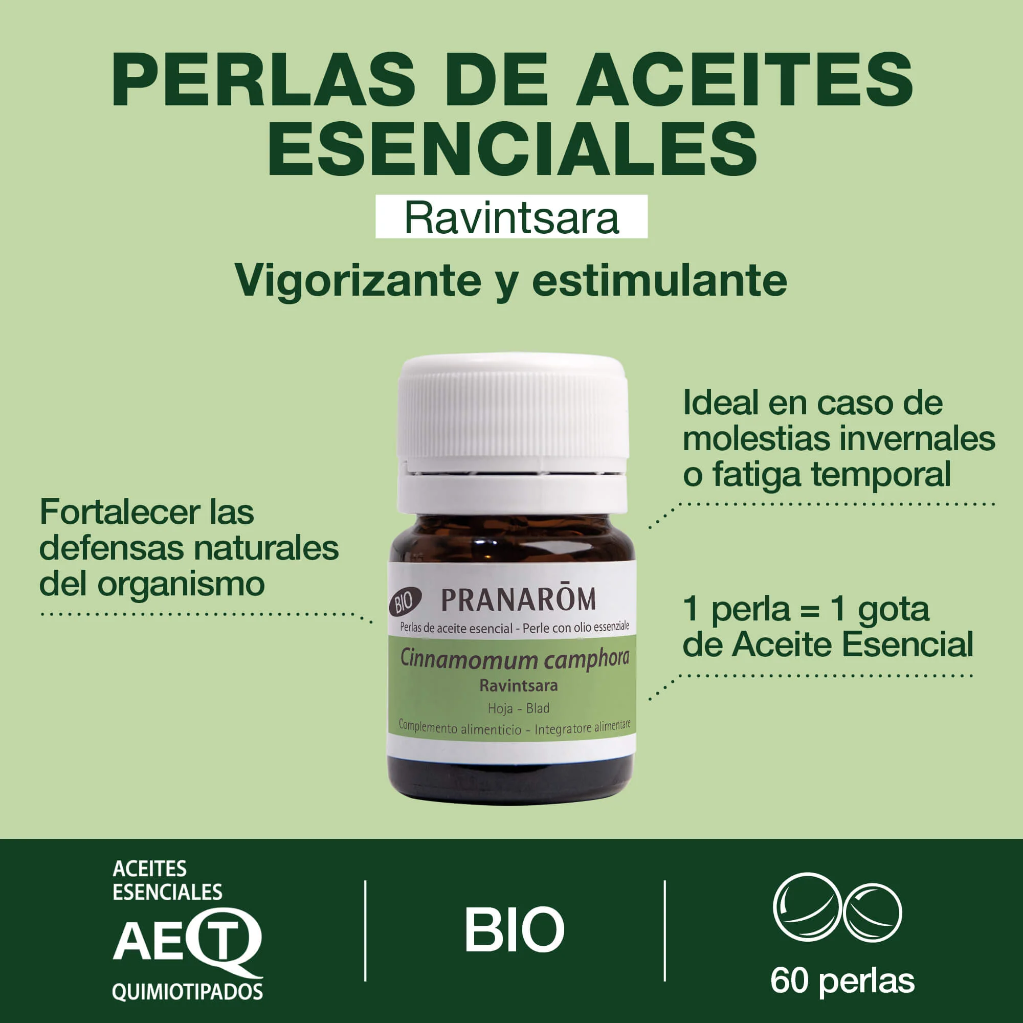 Aceite Esencial Perlas Ravintsara - Bio - Image 2